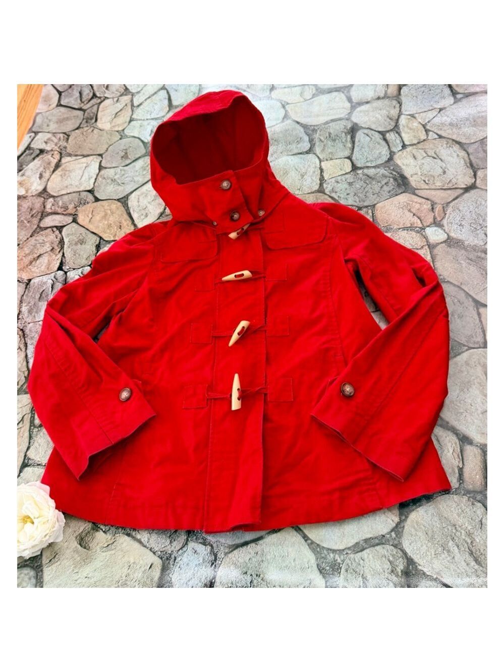 NAUTICA RED DUFFLE JACKET